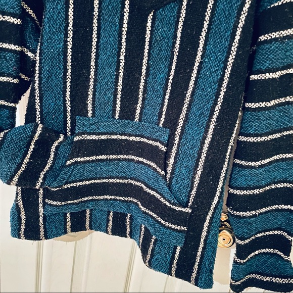 Vintage Frank’s Textile Mexican Baja Hoodie XL 100% Acrylic - Picture 4 of 12